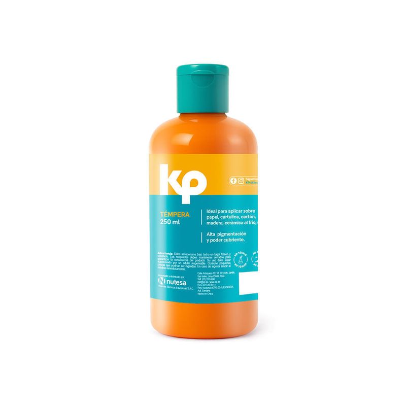 Témpera Clásica 250ml. 03 Naranja