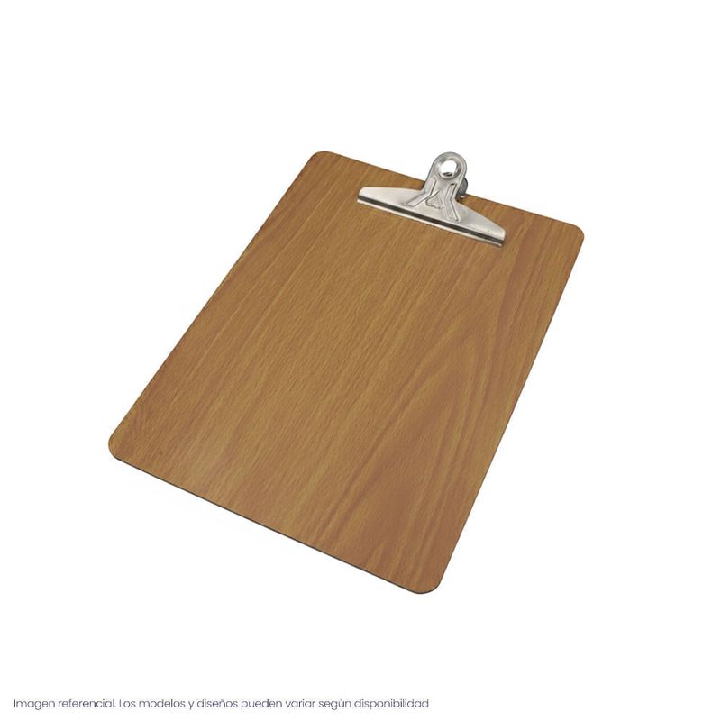 Tablero  De Madera Oficio Con Clip