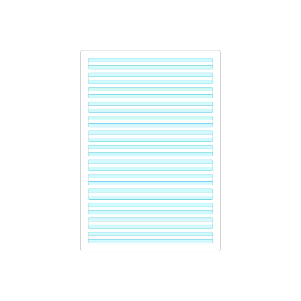 Cuaderno A4 Deluxe Junior 70gr 80 Hojas Triple Renglon